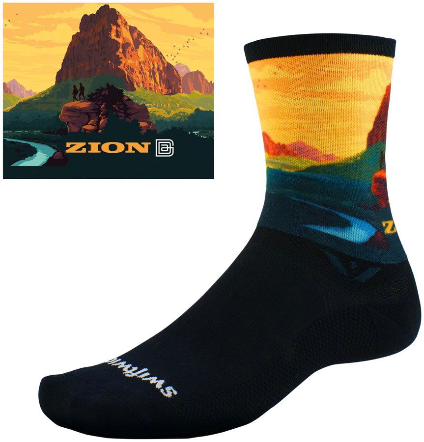 Swiftwick Vision Six Impression National Park Socks
