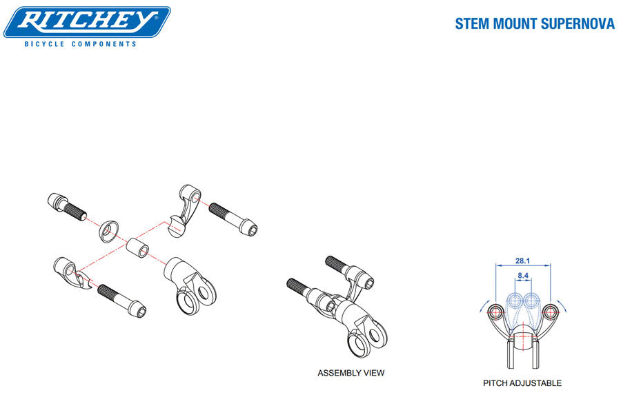 Ritchey Universal Stem Accessory Mounts