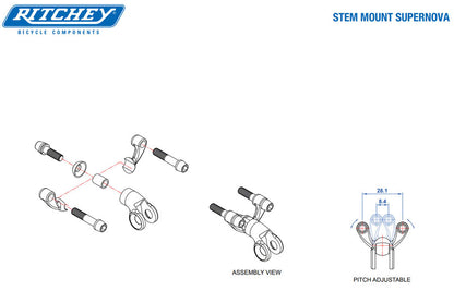 Ritchey Universal Stem Accessory Mounts