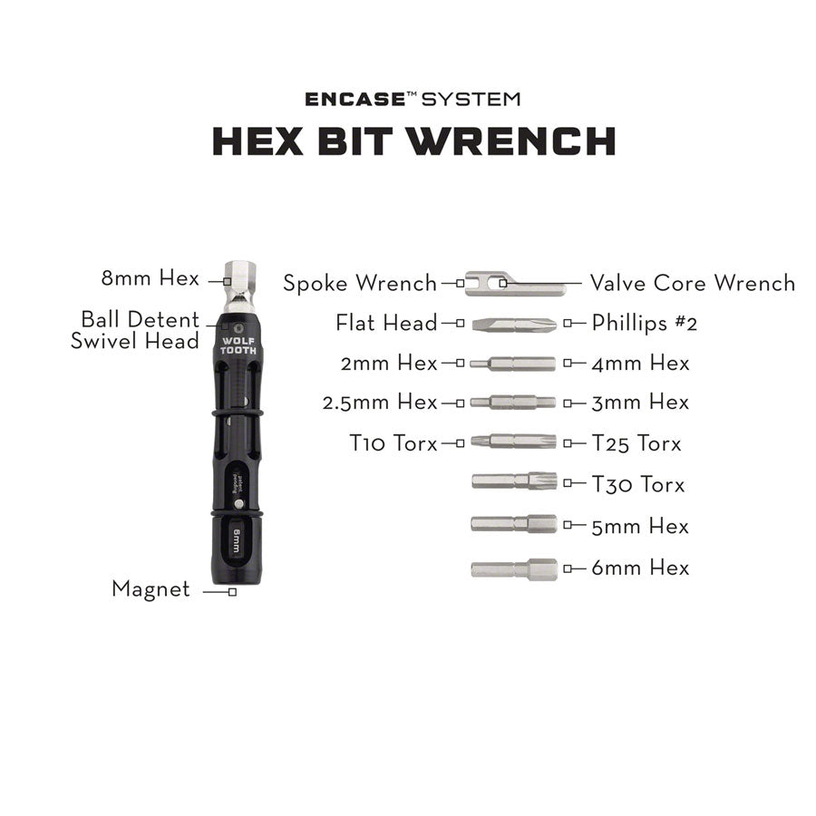 Wolf Tooth EnCase System Hex Bit Wrench