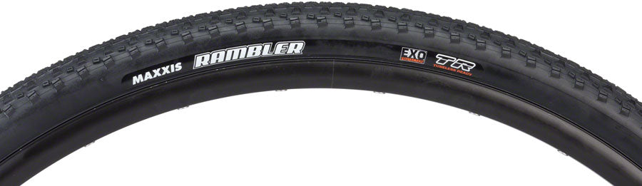MAXXIS RAMBLER TIRE - 700 X 38 TUBELESS FOLDING BLACK DUAL SILKSHIELD