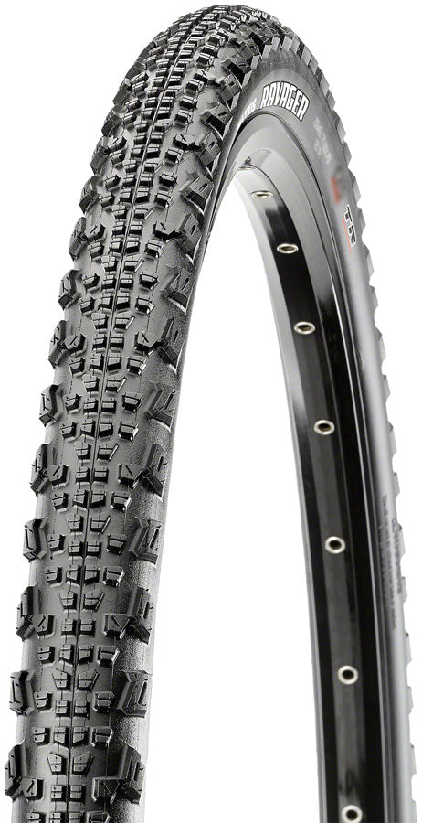 MAXXIS RAVAGER TIRE - 700 X 40 TUBELESS FOLDING BLACK DUAL EXO