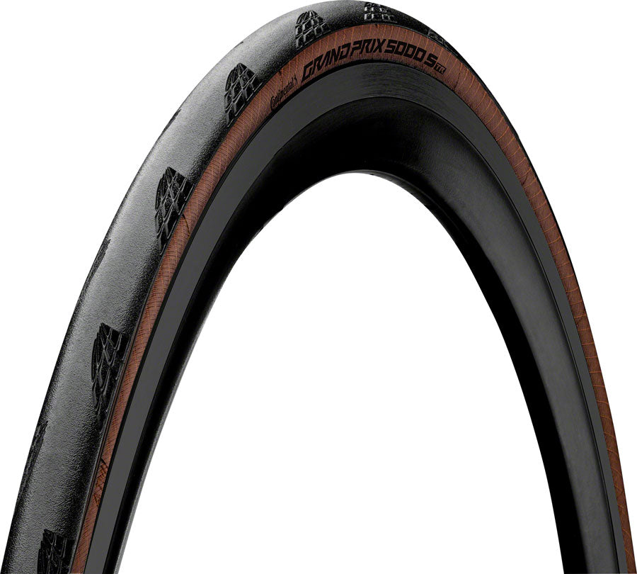 CONTINENTAL GRAND PRIX 5000 S TR TIRE - 700 X 28 TUBELESS FOLDING BLACK/TRANSPARENT BLACKCHILI VECTRAN BREAKER LAZERGRIP ACT