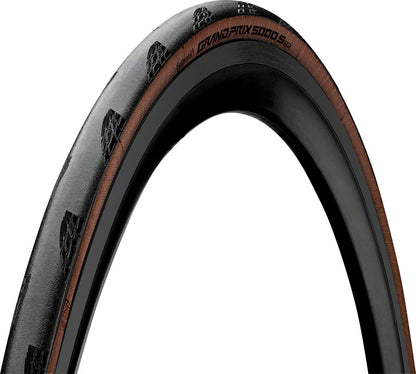CONTINENTAL GRAND PRIX 5000 S TR TIRE - 700 X 28 TUBELESS FOLDING BLACK/TRANSPARENT BLACKCHILI VECTRAN BREAKER LAZERGRIP ACT