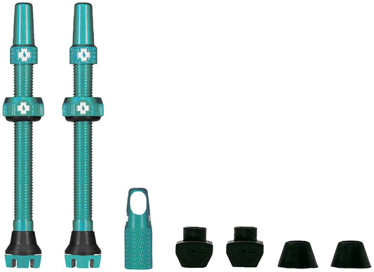 Muc-Off Tubeless Valves v2 -  Turquoise 60mm