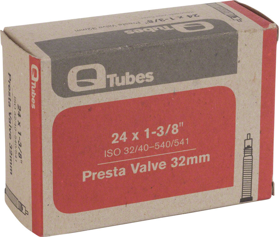 Q-Tubes / Teravail 24" x 1-3/8" 32mm Presta Valve Tube 122g