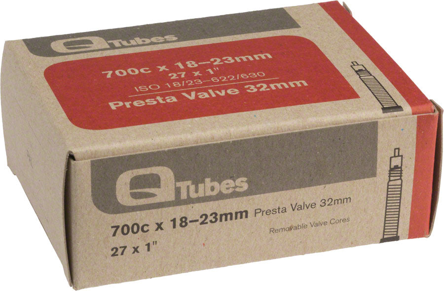 Q-Tubes / Teravail 700c x 18-23mm 32mm Presta Valve Tube 100g