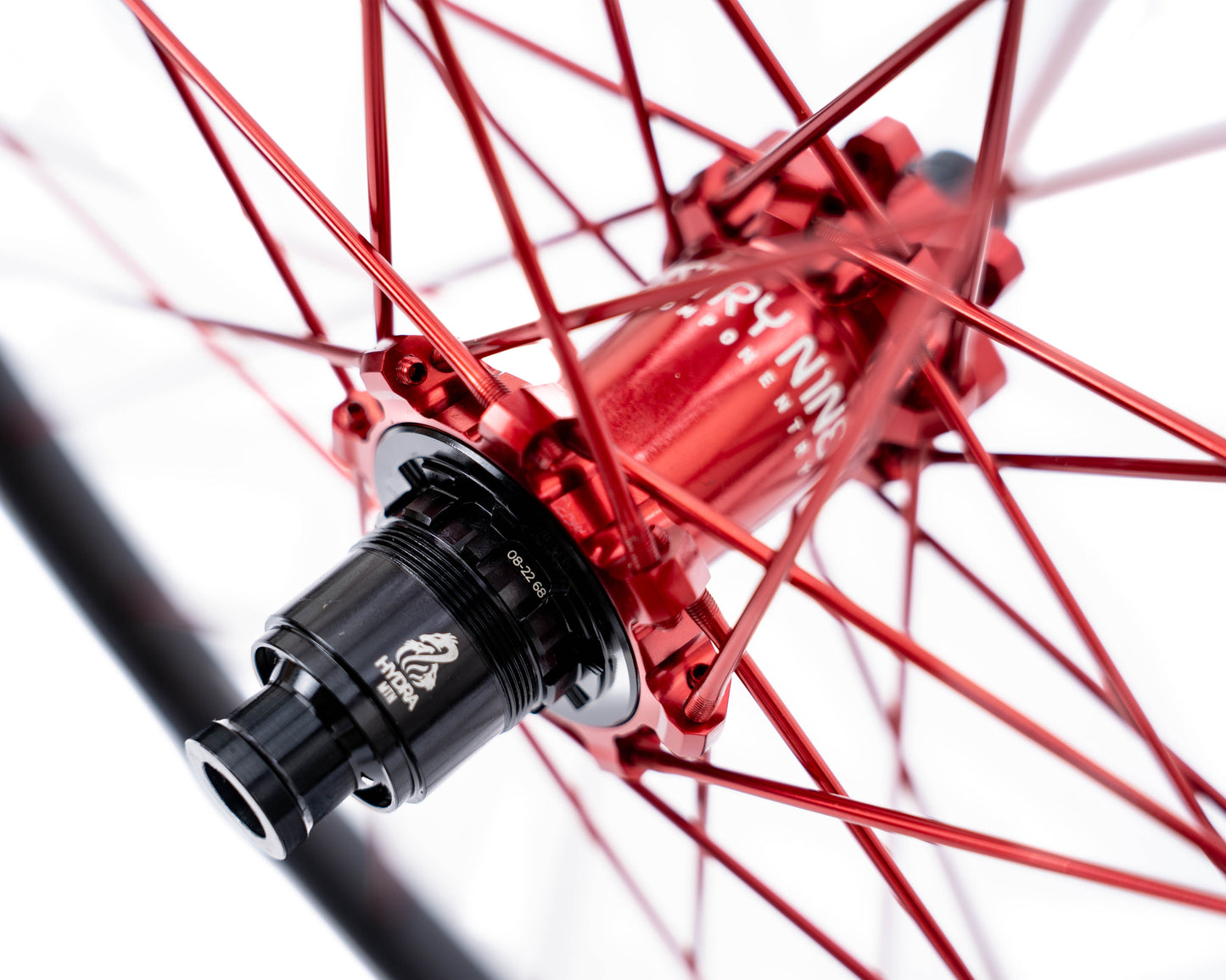 Industry Nine Hydra EN305v3 29" Wheelset 15x110 12x148 XD Red Hub/Spokes
