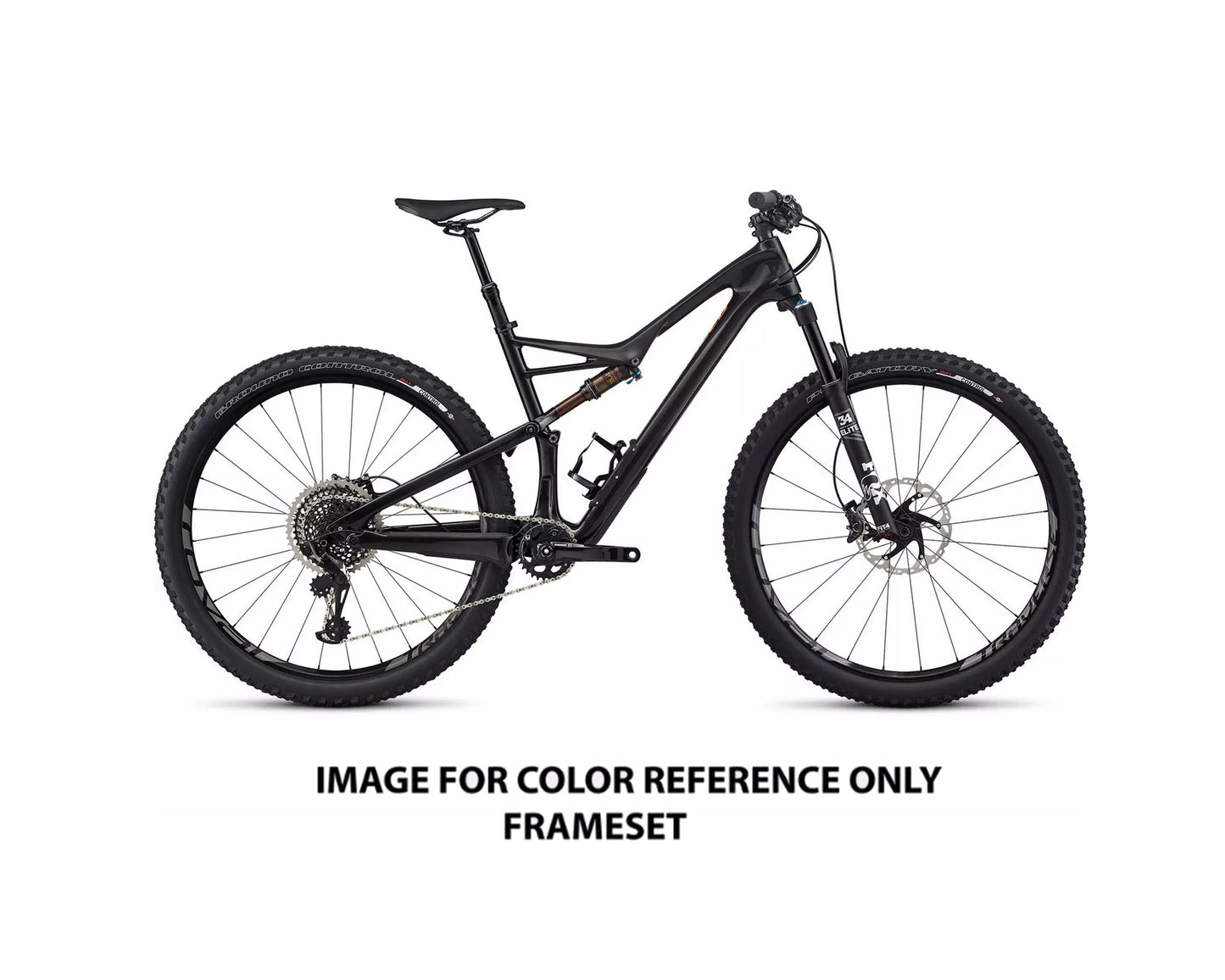 2017 Specialized Camber FSR Pro Carbon 29 (FRAMESET ONLY) Whttnt/Gldorg MD