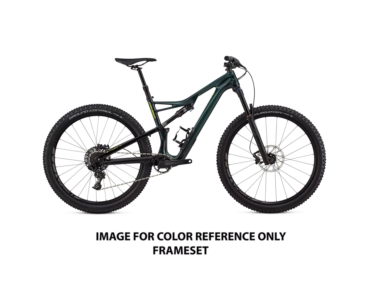 2018 Specialized Camber FSR Men Comp Carbon 27.5 (FRAMESET ONLY) Cavgrn/Hyp SM
