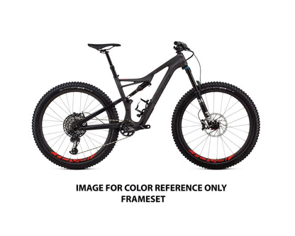 2018 Specialized Stumpjumper FSR Expert Carbon 27.5 (FRAMESET ONLY) Siltnt/Blk/Rktred SM