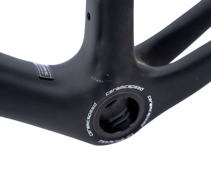 [Blem] Specialized S-Works Tarmac Disc ETAP Carb/Flored/ MetWht Frame 54