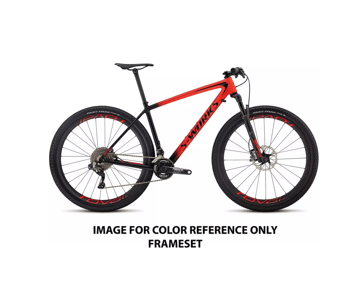 2018 Specialized S-Works Epic HT Men Carbon Di2 29 (FRAMESET ONLY) Rktred/Blk MD