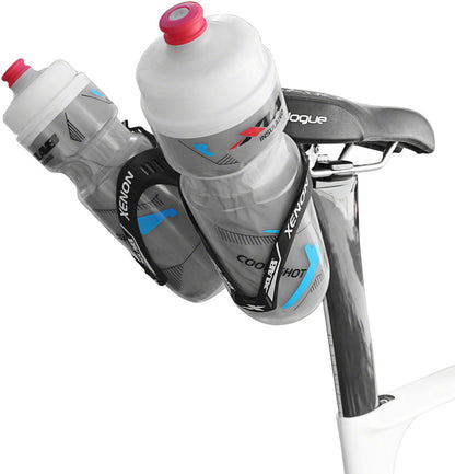 XLAB Mini Wing Saddle Mounted Dual Water Bottle Carrier System