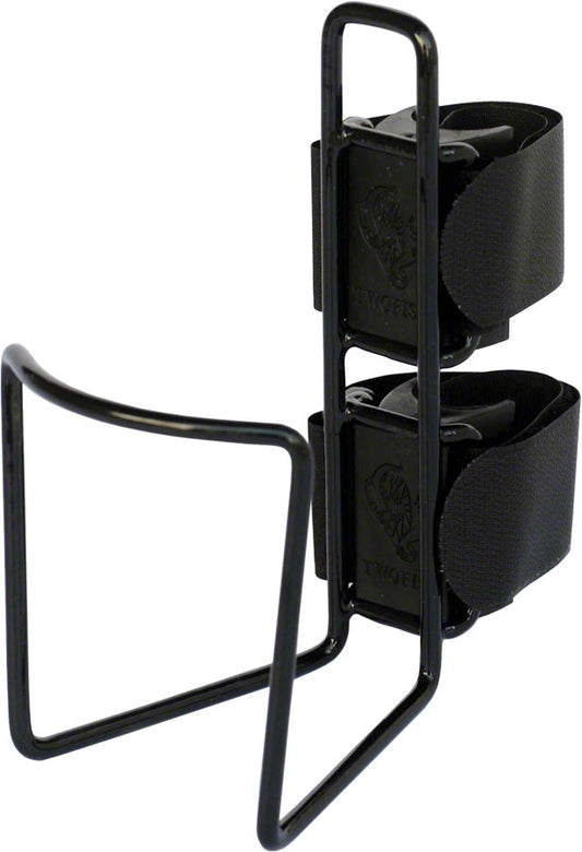 TwoFish QuickCage 40oz Water Bottle Cage: Vinyl Coated BLK