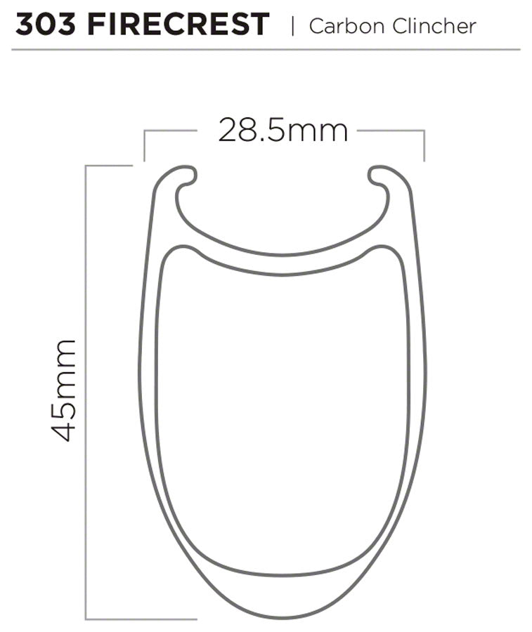 Zipp Speed Weaponry 303 Firecrest Rear Wheel