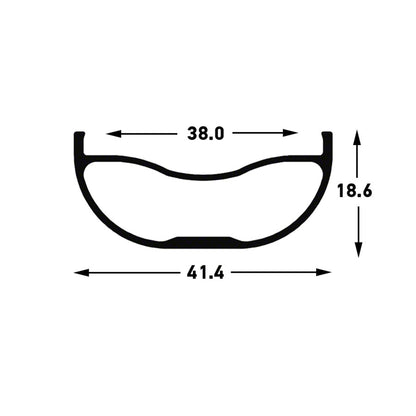 Stan's No Tubes Major MK3 Rear Wheel