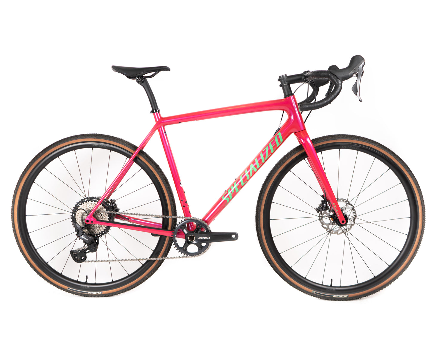 [D&R Pre-Owned] 2024 Specialized Crux Comp - Vivpnk/Egrn 56
