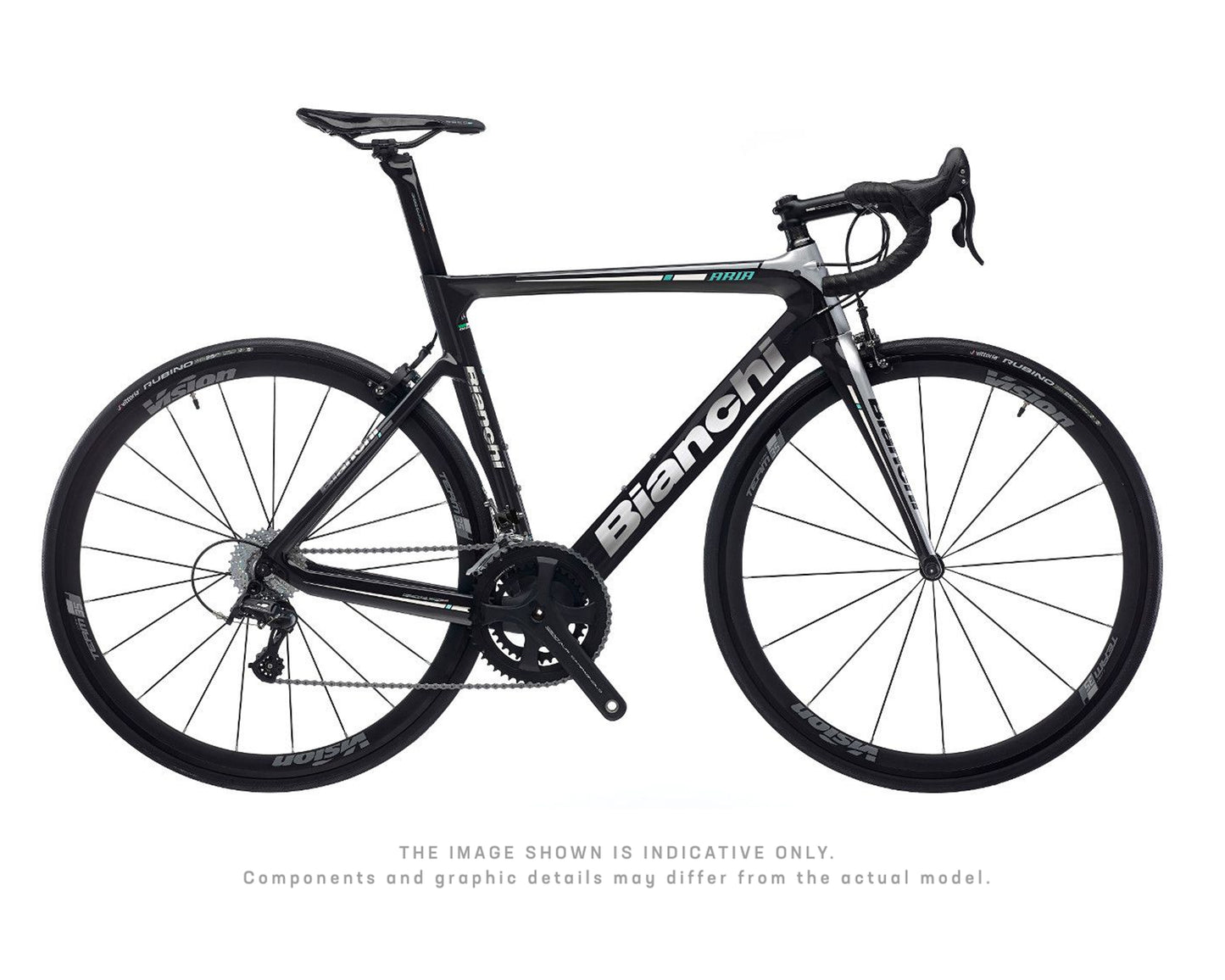 2021 Bianchi Aria Centaur 11sp 52/36 BlkMat/Chrm 57