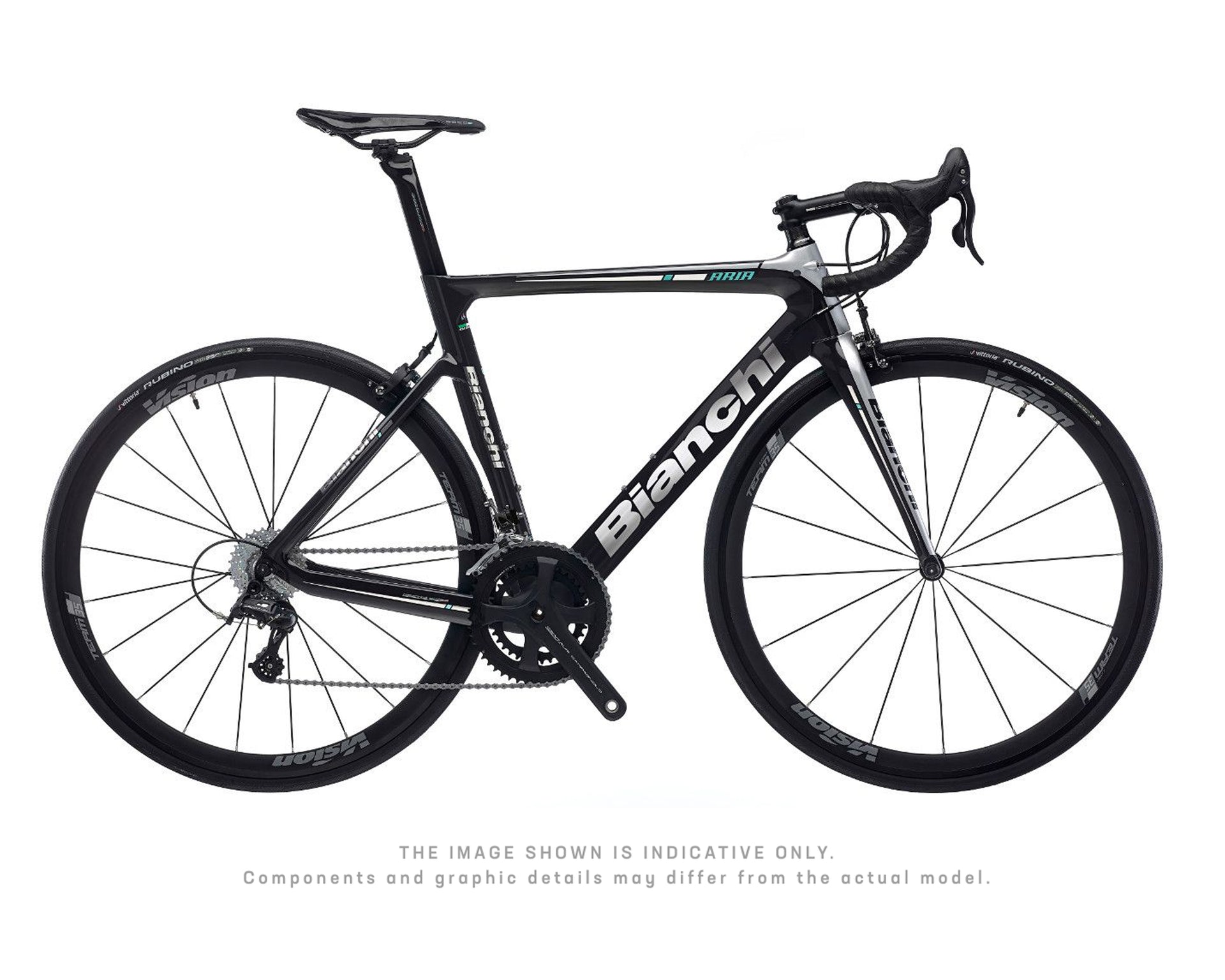 2021 Bianchi Aria Centaur 11sp 52/36 BlkMat/Chrm 57 – Incycle Bicycles