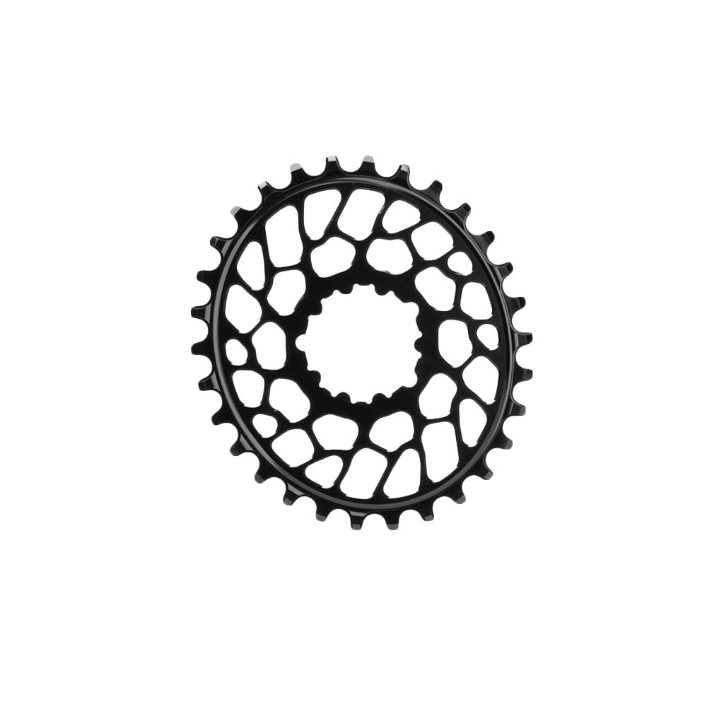 Absolute Black Spiderless BB30 DM Oval Chainring