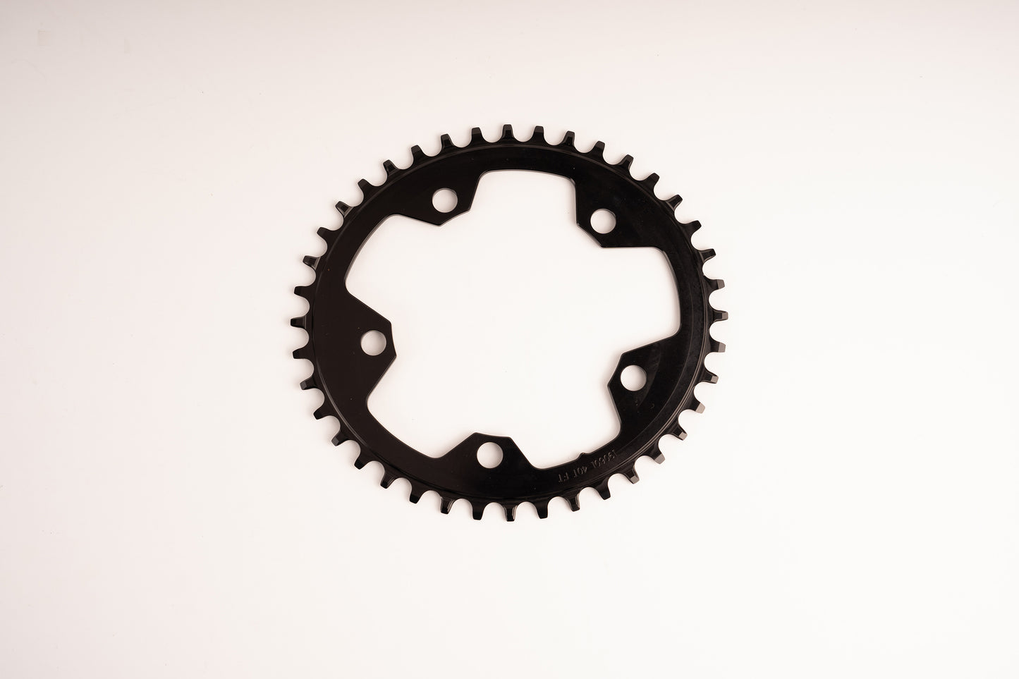 Wolf Tooth Elliptical 110 BCD Chainring - 40t, 110 BCD, 5-Bolt, Drop-Stop, Black