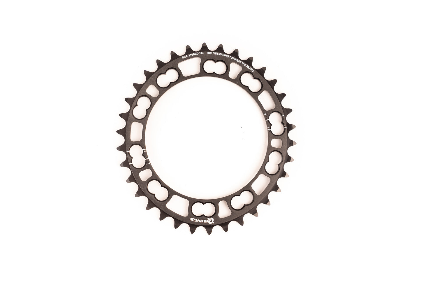 Rotor Q Chainring 34T 110 BCD Inner Blk