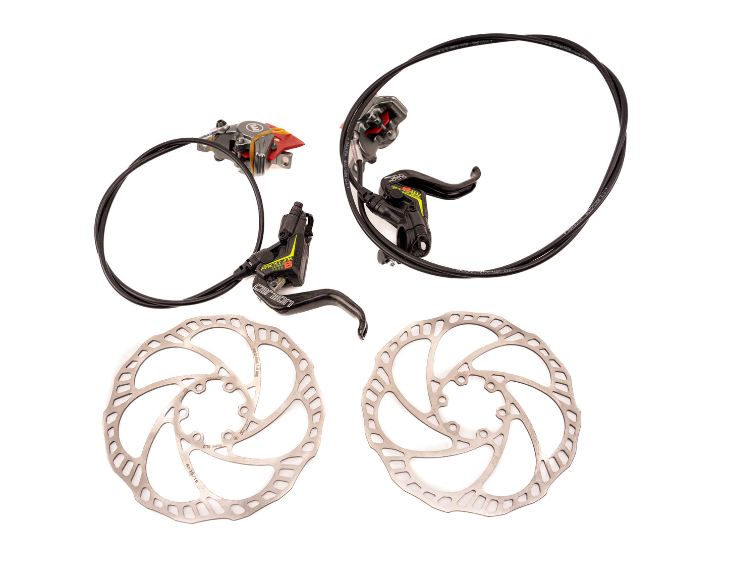 Magura MT8 Lever/Caliper Set Front & Rear