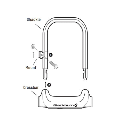 Blackburn Local Lock Combo (Cable and U-Lock set)