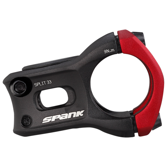 Spank Split Stem Red 33mm