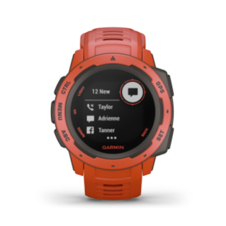 Garmin Instinct GPS Watch Flame Red