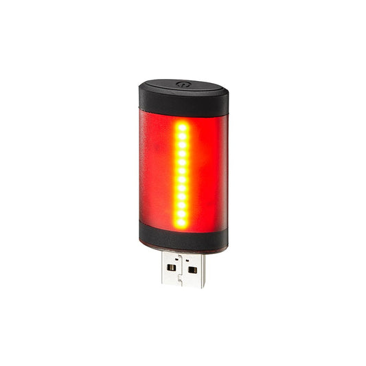 FABRIC LUMACELL USB REAR BICYCLE TAIL LIGHT BLACK