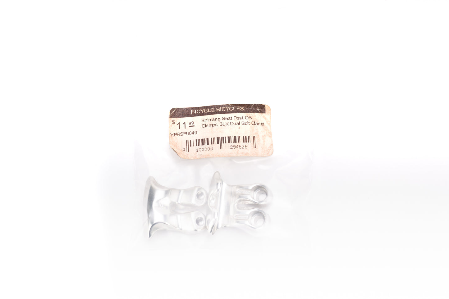 Shimano Seatpost OS Clamps Dual Bolt Clamp Silver