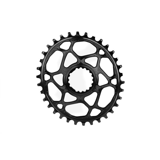 Absolute Black Oval Dm Cannondale Hollowgram Chainring - Black