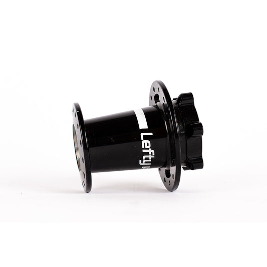 Cannondale Lefty 50 24 Hole Front Hub Black White 6 Bolt Disc - Black / White
