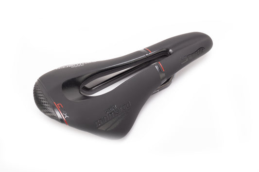 Selle San Marco Shortfit Carbon Fx Saddle Narrow Blk Blk - Black