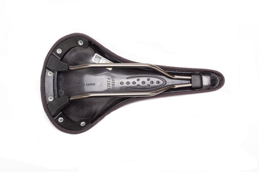 Selle San Marco Regal Evo Le Ecologiche Racing Saddle Blk Sil - Black / Silver