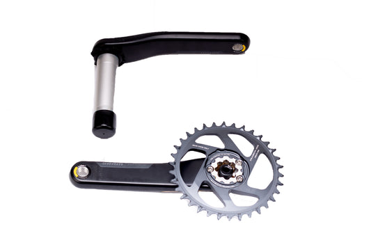 Sram Xx1 Eagle Crankset Dub 148 Boost X Sync 34T Gry W Opkge - Grey