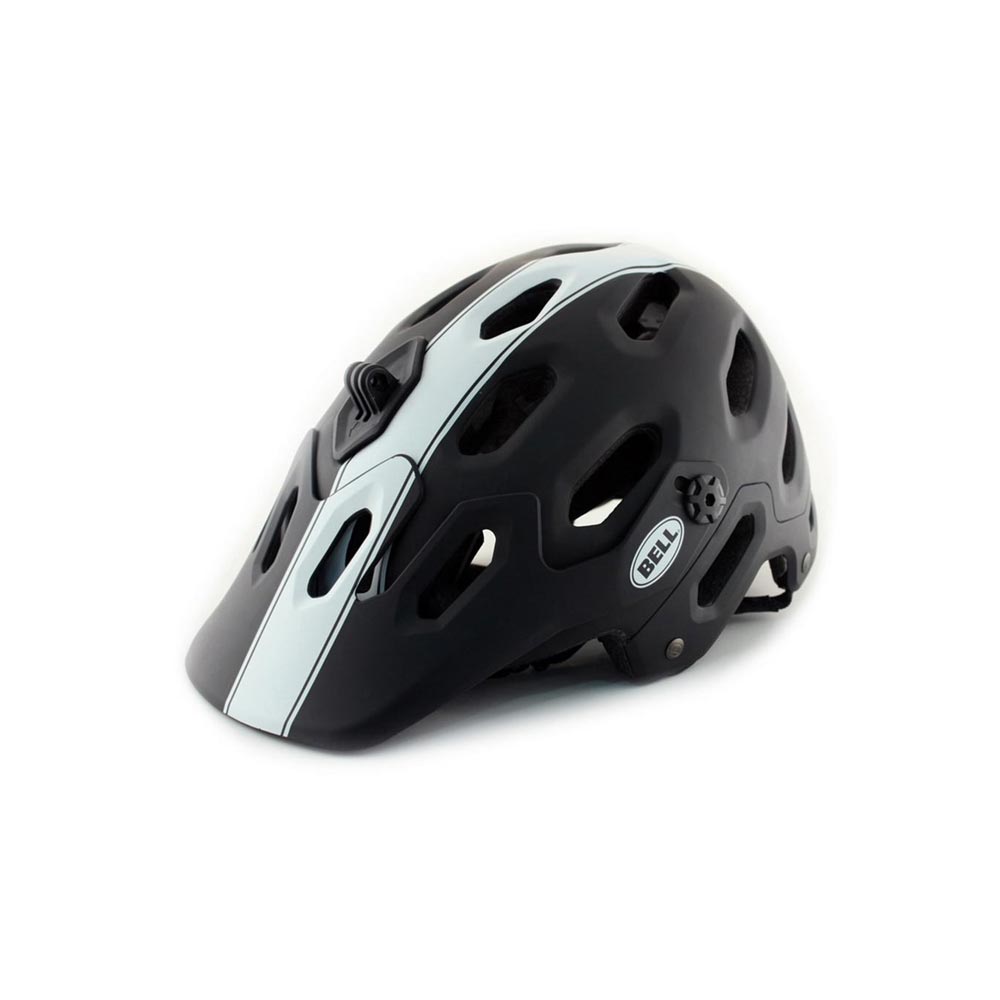 Bell Super Mountain Bike Helmet Black/White Star Small