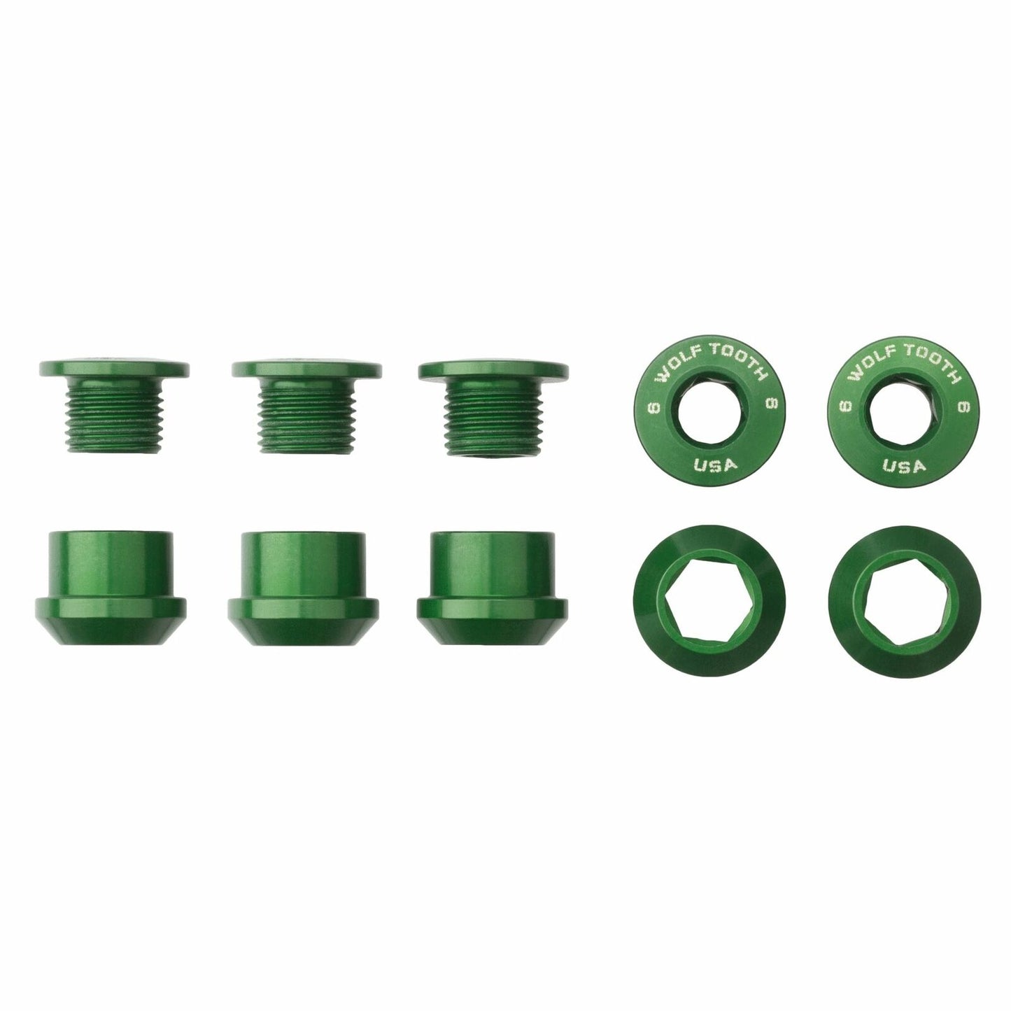 Wolf Tooth Chainring Bolt&Nut for 1x Set of 5
