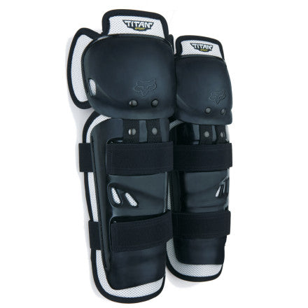Fox Racing Yth Titan Sport Knee/Shin Guards - Black OS