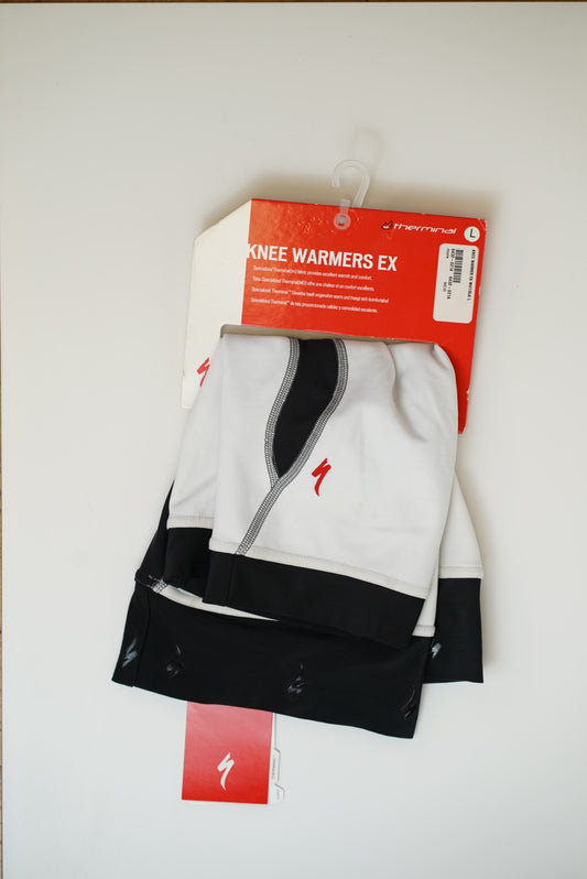Specialized Knee Warmer EX Wht/Blk LG