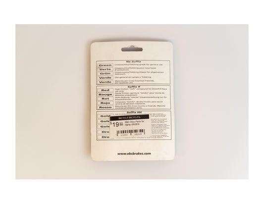 EBC Disc Pads For Marta GREEN