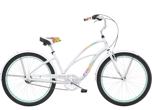 Electra Cruiser Lux 3i Step Thru Bright White