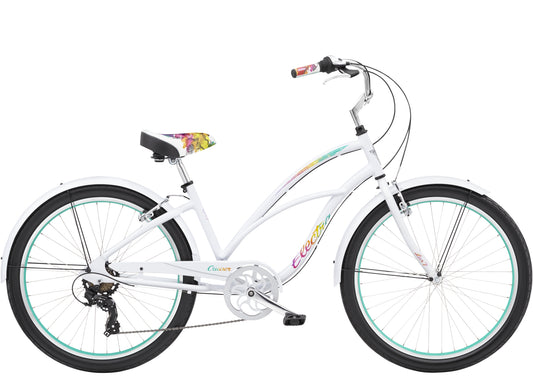 Electra Cruiser Lux 7D Step Thru Bright White