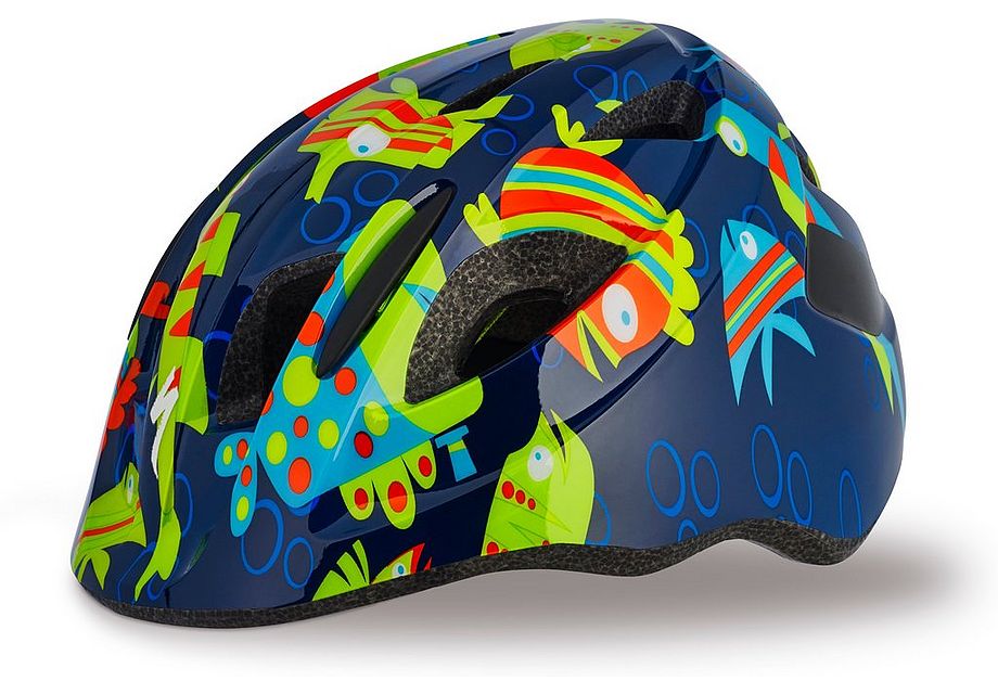 Specialized Mio Helmet Navy/Green Fish Toddler