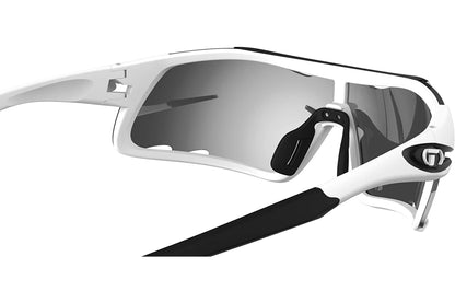 Tifosi Davos - White/Black (Smoke/AC Red/Clear)