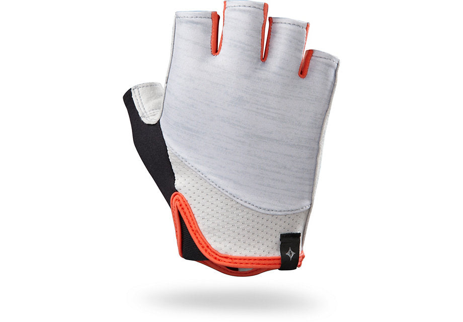 Specialized Bg Trident Glove Sf Wmn Glove Sf Lt Grey Heather/Coral XL