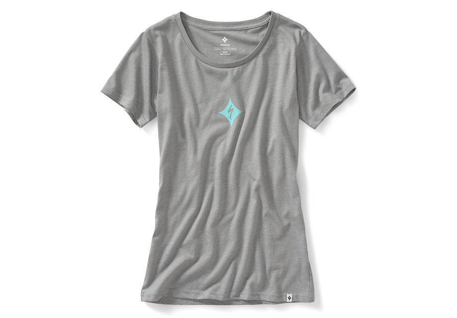 Specialized Brand Tee Wmn Tee Light Grey Medium