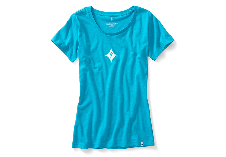 Specialized Brand Tee Wmn Tee Turquoise X-Small